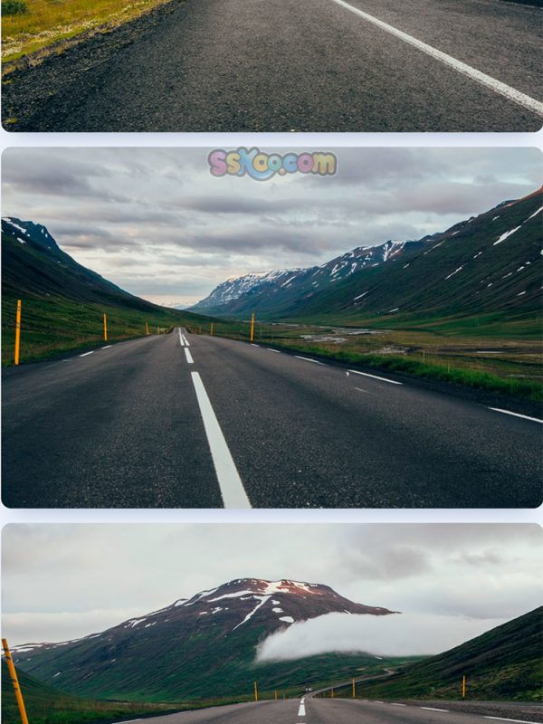 北欧冰岛高速公路道路高清照片设计素材JPG摄影壁纸背景图片插图素材插图6