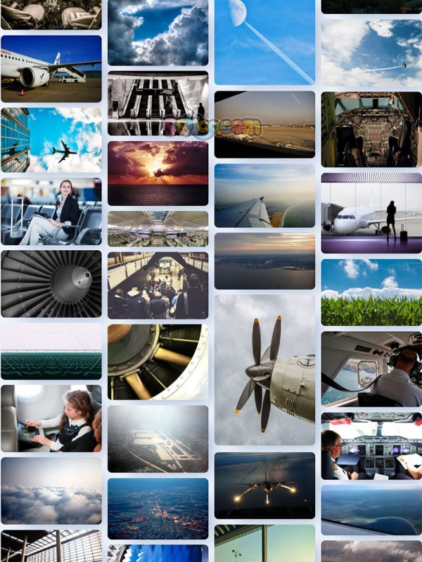 飞机航空天空驾驶机舱俯瞰大地城市高清大图JPG图片照片素材插图6