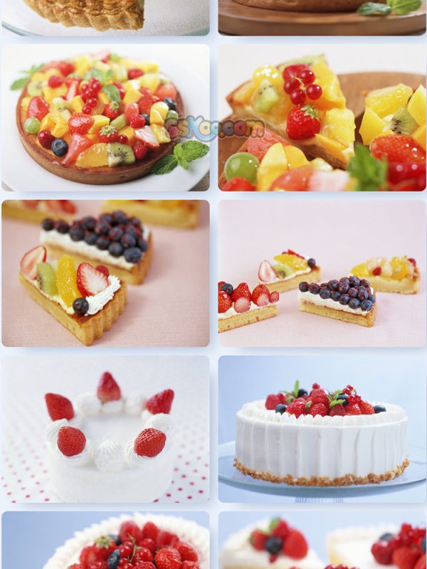 甜食草莓蛋糕草莓派甜点高清照片摄影图片食品美食特写大图插图插图6