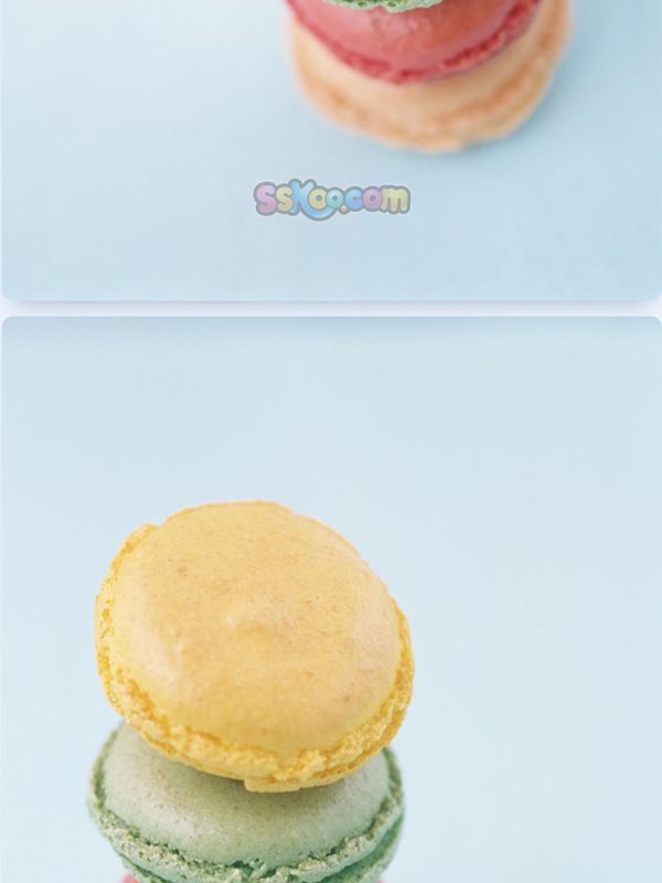 甜食马卡龙饼干小甜饼甜点高清照片摄影图片食品美食特写大图插图插图6