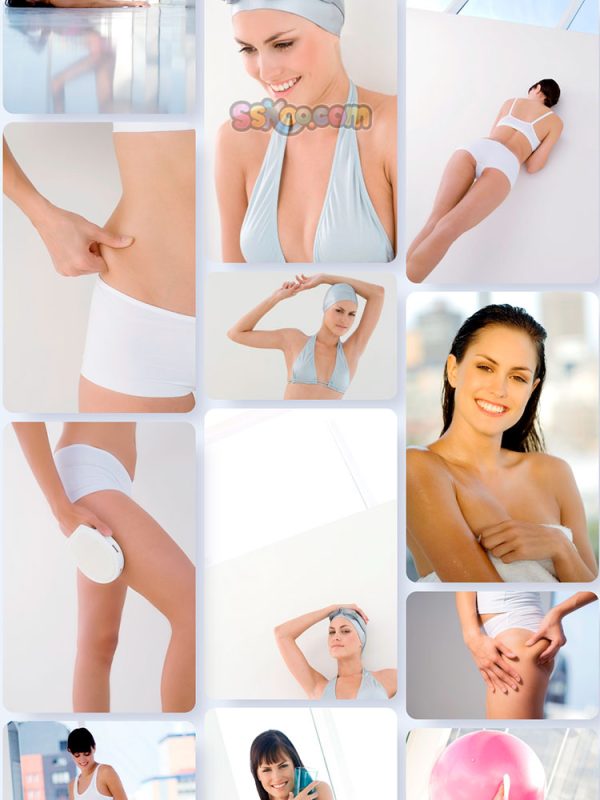 女性身材体型管理特写高清JPG摄影壁纸背景图片插图设计素材插图7