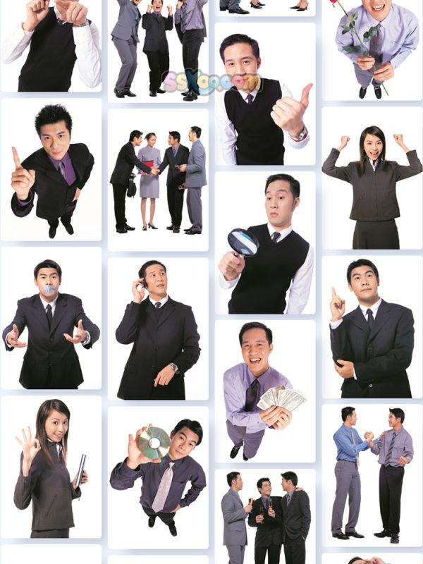 亚洲白领人物特写高清JPG摄影壁纸背景图片插图设计素材插图7