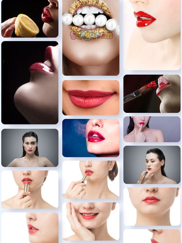 女性女人嘴巴人物照片特写高清JPG摄影壁纸背景图片插图设计素材插图7