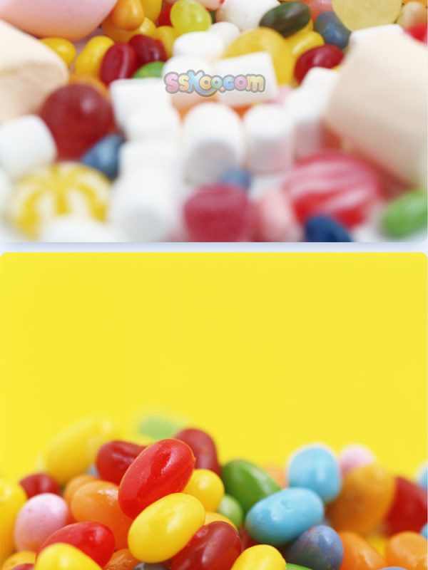 甜食彩色糖果棉花糖零食高清照片摄影图片食品美食特写大图插图插图7