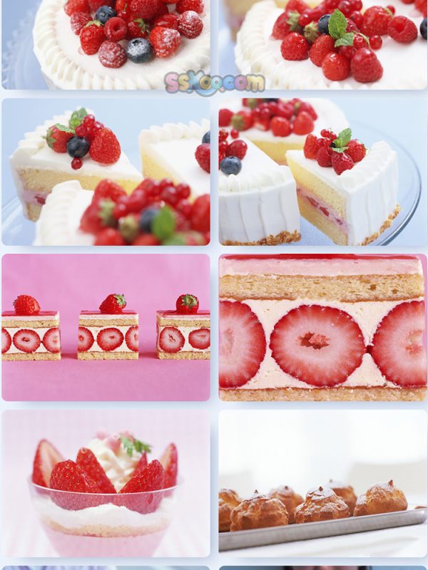 甜食草莓蛋糕草莓派甜点高清照片摄影图片食品美食特写大图插图插图7