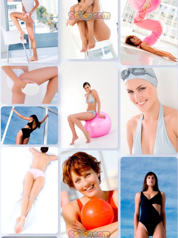 女性身材体型管理特写高清JPG摄影壁纸背景图片插图设计素材插图8