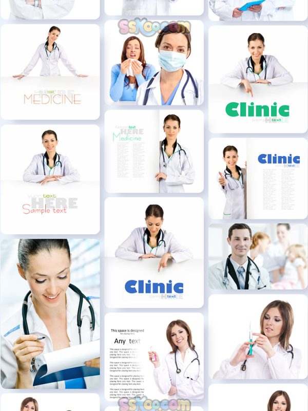 医生护士人物照片特写高清JPG摄影壁纸背景图片插图设计素材插图8
