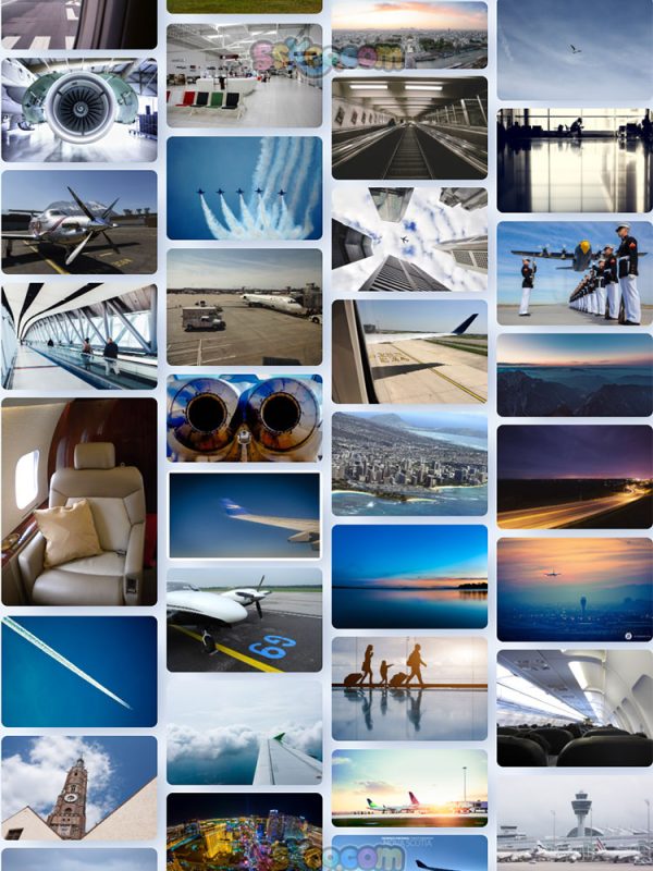 飞机航空天空驾驶机舱俯瞰大地城市高清大图JPG图片照片素材插图8