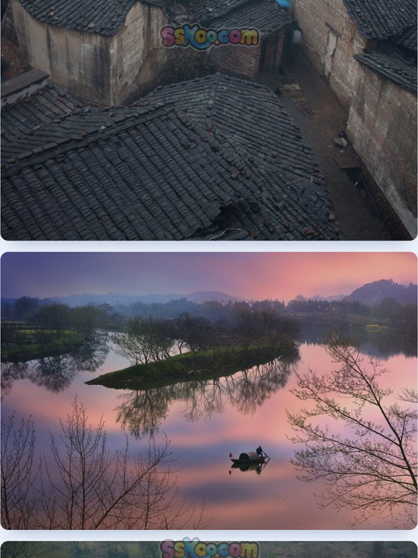 中国风格水墨风景旅游圣地城市景点高清JPG摄影壁纸背景插画素材插图8