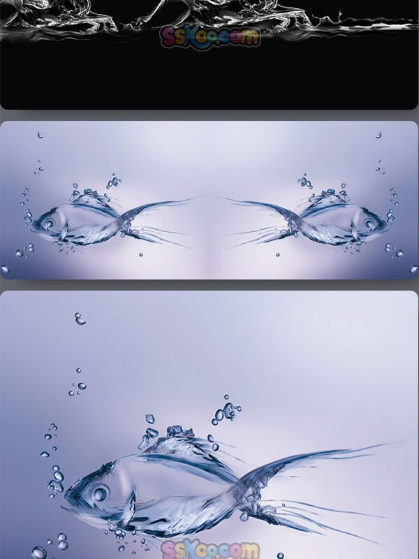 大海流水水滴水质水形态特写高清JPG摄影照片壁纸背景图片插图设计素材插图8