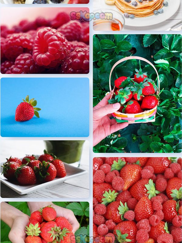红色草莓新鲜水果高清照片摄影图片美食特写大图插图插图8
