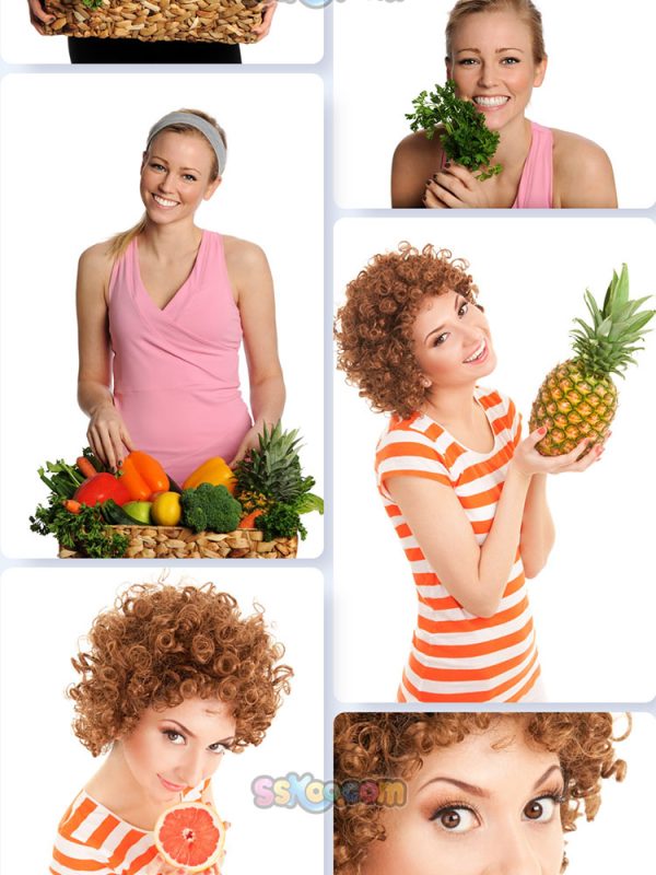 吃水果的美女人物照片特写高清JPG摄影壁纸背景图片插图设计素材插图9