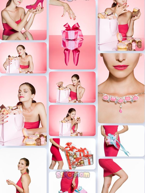 购物的美女人物照片特写高清JPG摄影壁纸背景图片插图设计素材插图9