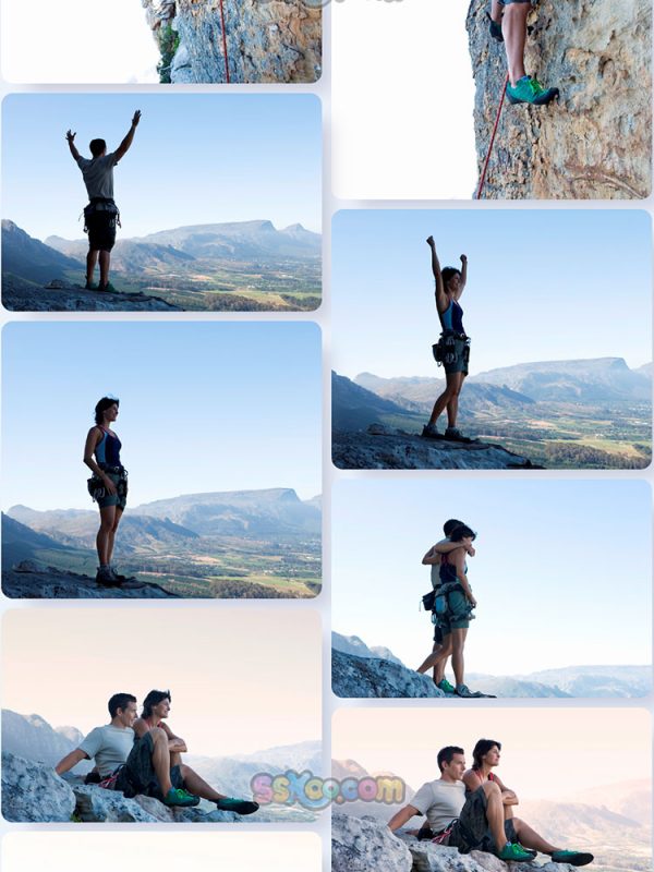 攀岩探险极限运动场景特写高清JPG摄影照片壁纸背景插图设计素材插图9