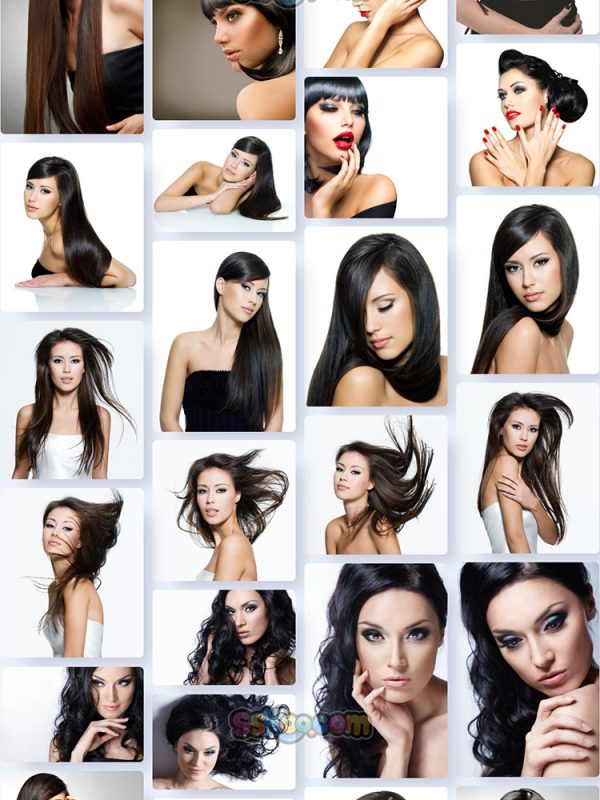 长头发的美女人物照片特写JPG摄影壁纸背景图片插图设计素材插图9