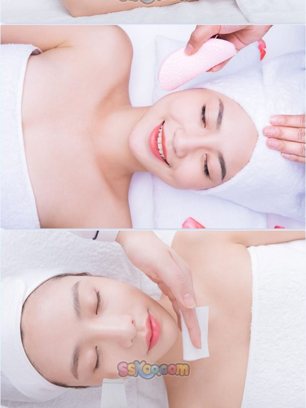 亚洲女性模特人物美容院护肤面部护理JPG高清图片插图设计素材插图9