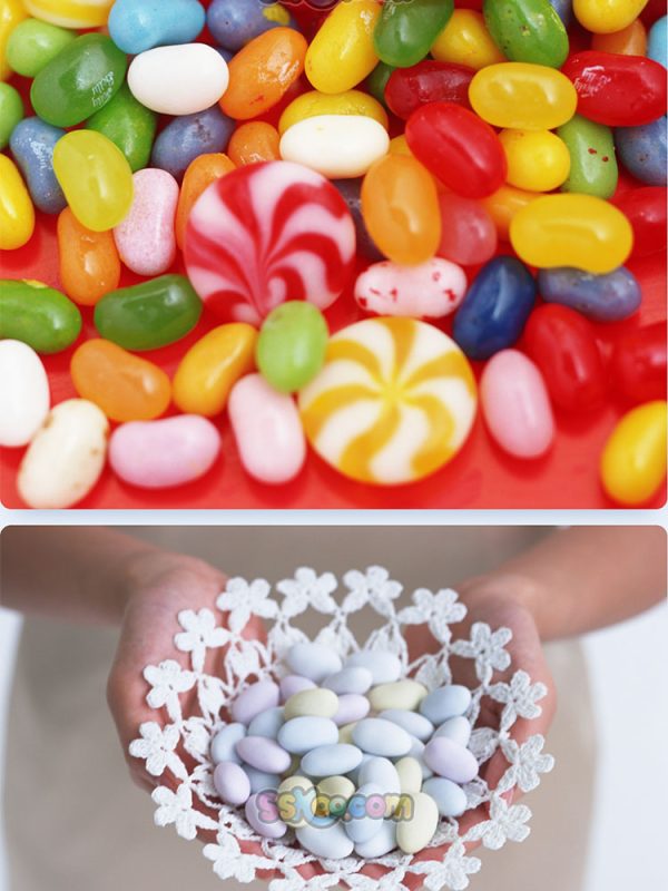 甜食彩色糖果棉花糖零食高清照片摄影图片食品美食特写大图插图插图9