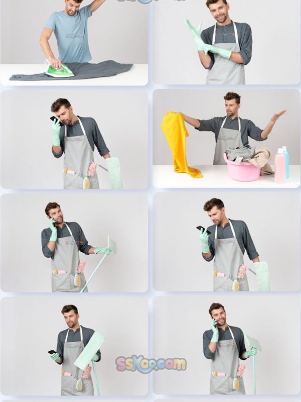 做家务的男人男士人物特写组图JPG摄影照片壁纸背景插图设计素材插图9