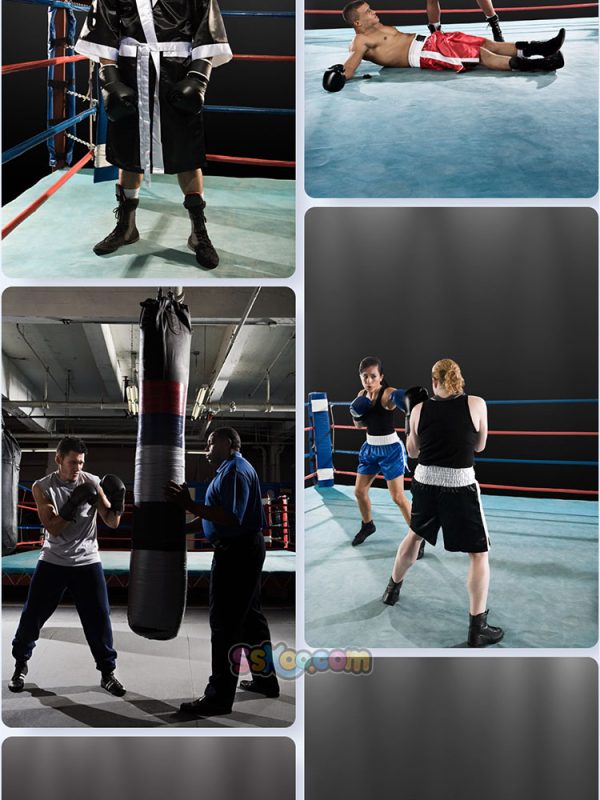 拳击搏击对抗场景特写高清JPG摄影壁纸背景图片插图设计素材插图10