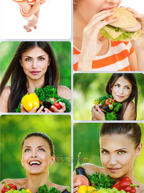 吃水果的美女人物照片特写高清JPG摄影壁纸背景图片插图设计素材插图10