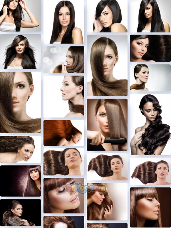 长头发的美女人物照片特写JPG摄影壁纸背景图片插图设计素材插图10