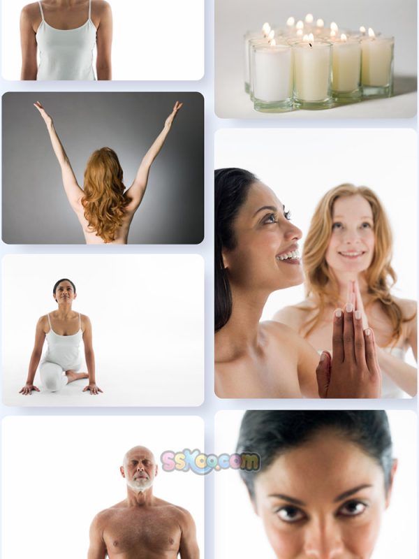 养生理疗瑜伽人物照片特写高清JPG摄影4K壁纸背景图片插图设计素材插图10