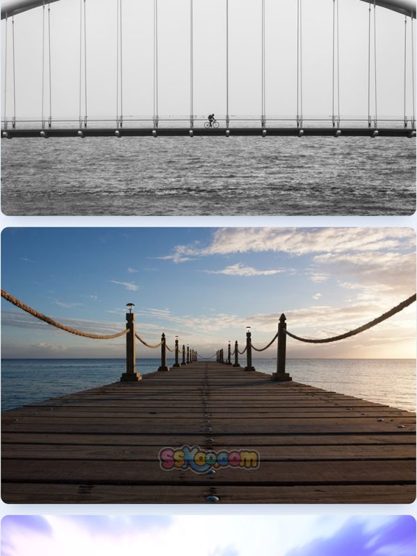 大桥高架桥桥梁观光木桥天桥特写高清JPG摄影壁纸背景插图素材插图10