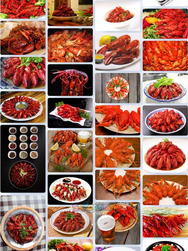 红色油焖爆炒小龙虾大虾宵夜美食大餐高清照片大图插图10