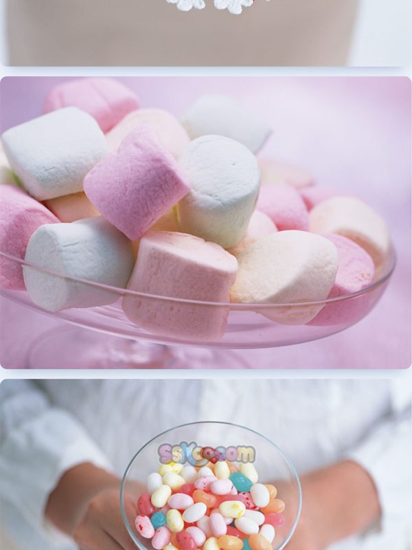甜食彩色糖果棉花糖零食高清照片摄影图片食品美食特写大图插图插图10