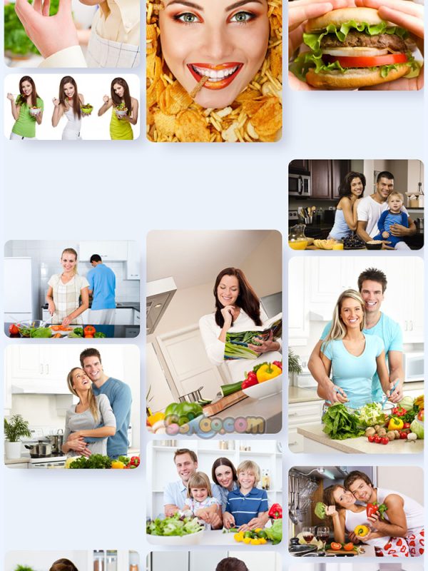 妹子美女下厨做饭厨房特写高清JPG摄影照片壁纸背景插图设计素材插图11