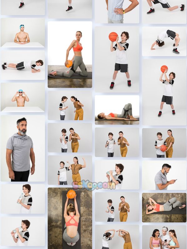 健身瑜伽击剑跑步运动人物特写JPG摄影壁纸背景图片插图设计素材插图11