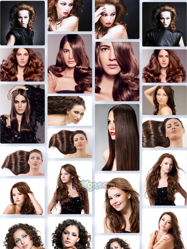 长头发的美女人物照片特写JPG摄影壁纸背景图片插图设计素材插图11