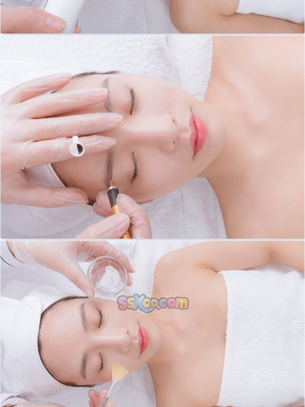 亚洲女性模特人物美容院护肤面部护理JPG高清图片插图设计素材插图11