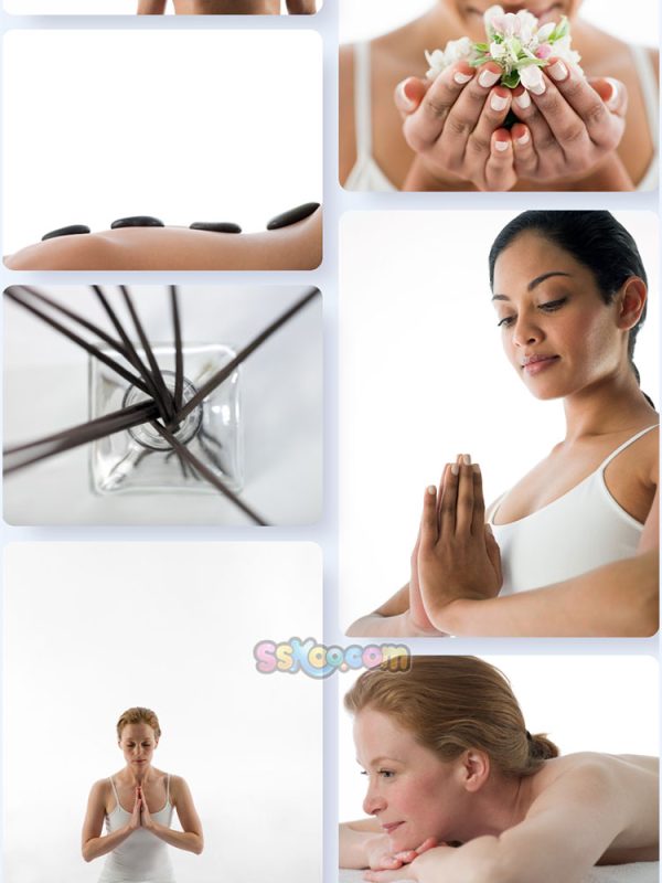 养生理疗瑜伽人物照片特写高清JPG摄影4K壁纸背景图片插图设计素材插图11