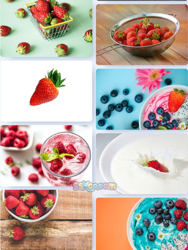 红色草莓新鲜水果高清照片摄影图片美食特写大图插图插图11
