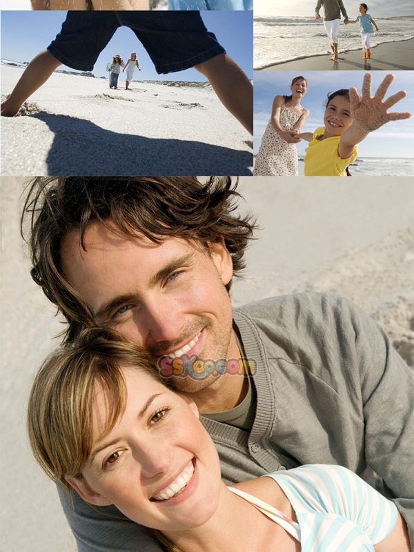 沙滩海岛度假海滩家庭特写高清JPG摄影照片壁纸背景插图设计素材插图12
