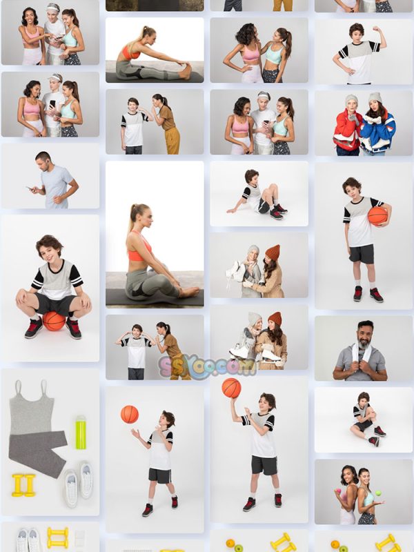 健身瑜伽击剑跑步运动人物特写JPG摄影壁纸背景图片插图设计素材插图12