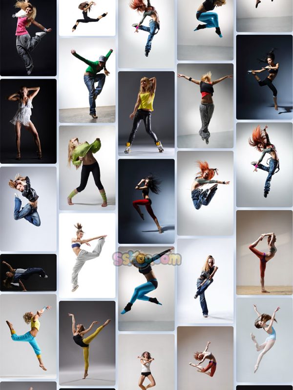 动感舞姿舞蹈跳舞运动街舞女孩高清JPG摄影照片壁纸背景图片插图设计素材插图12