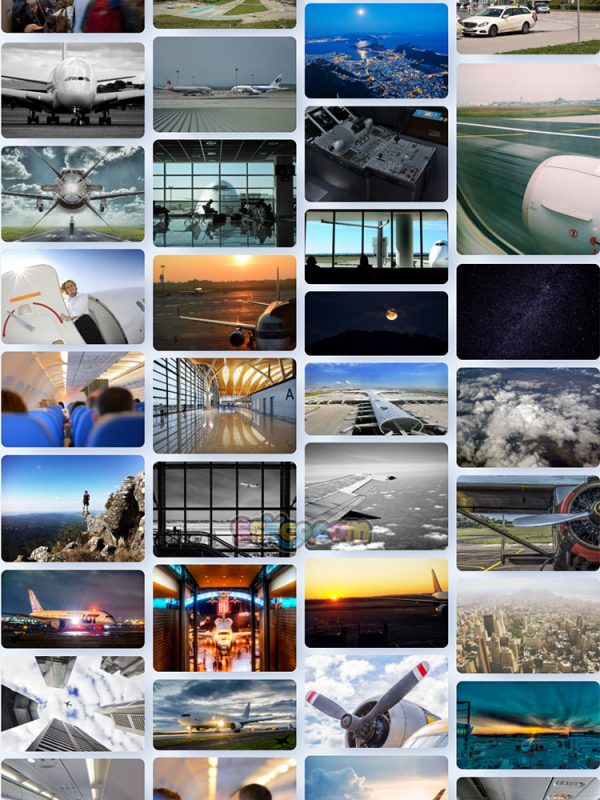 飞机航空天空驾驶机舱俯瞰大地城市高清大图JPG图片照片素材插图12