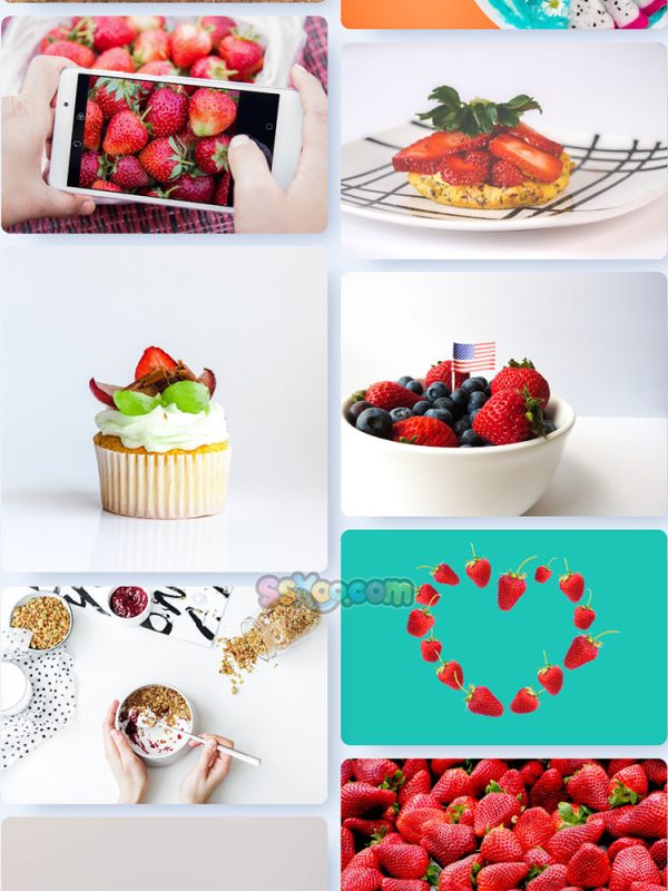 红色草莓新鲜水果高清照片摄影图片美食特写大图插图插图12