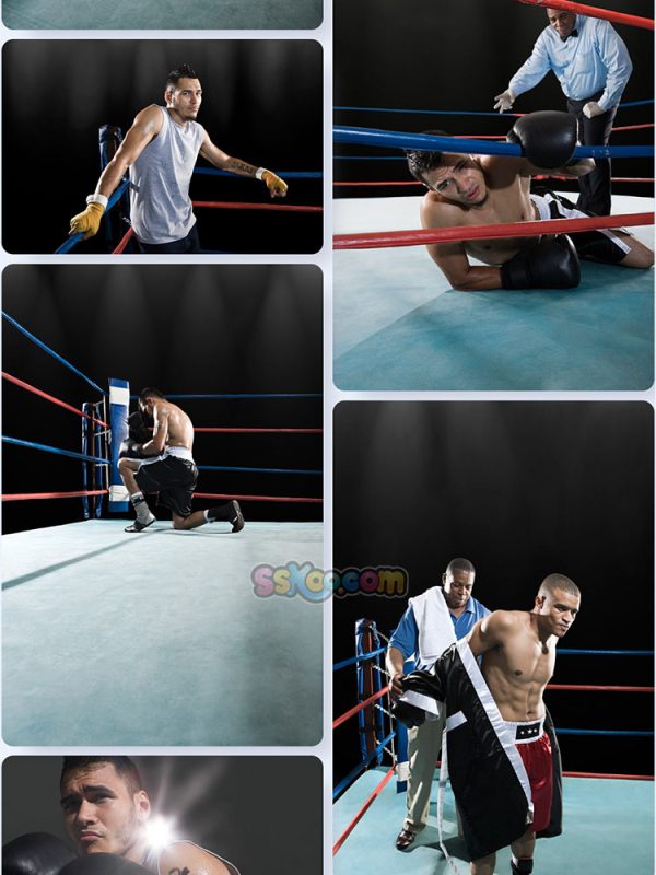 拳击搏击对抗场景特写高清JPG摄影壁纸背景图片插图设计素材插图12