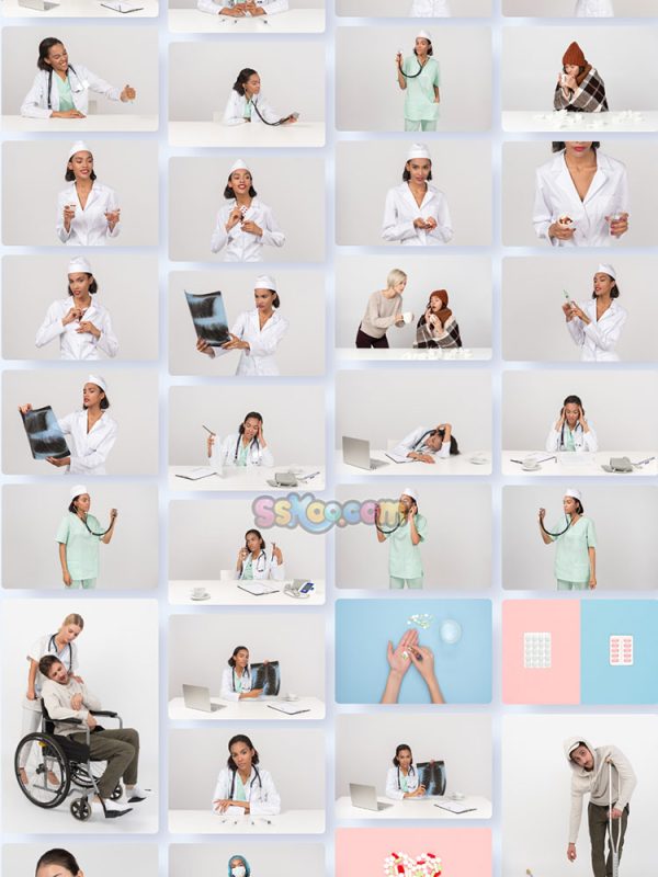 医疗保健医护人员人物特写JPG摄影壁纸背景图片插图设计素材插图13