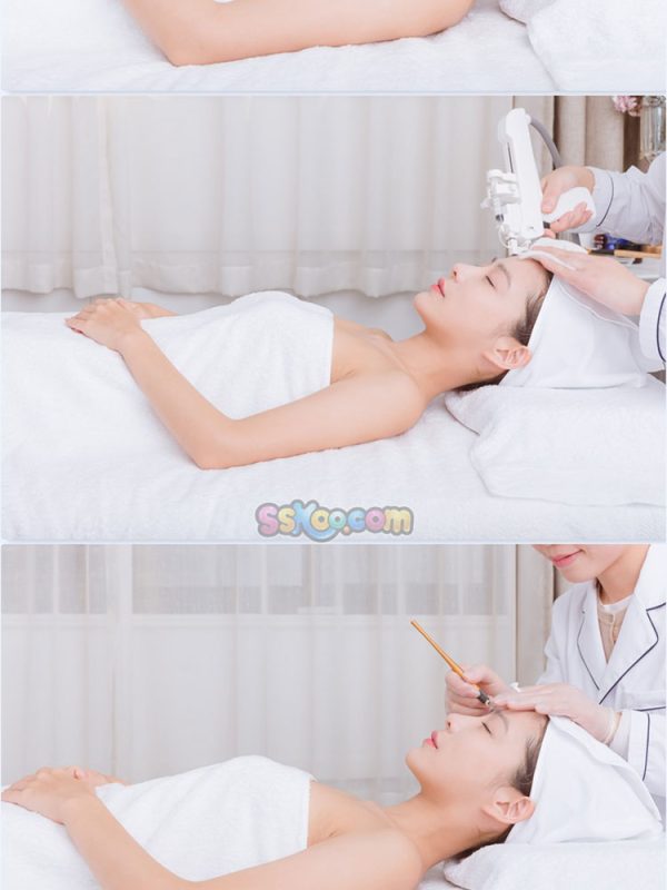 亚洲女性模特人物美容院护肤面部护理JPG高清图片插图设计素材插图13