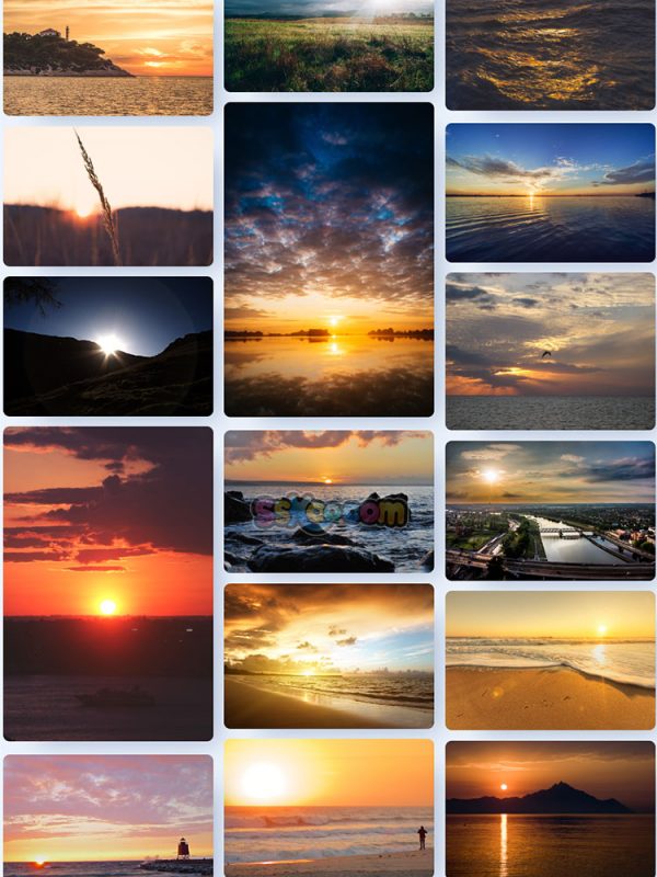 太阳日出夕阳自然景观特写图片高清JPG摄影壁纸背景插画设计素材插图13