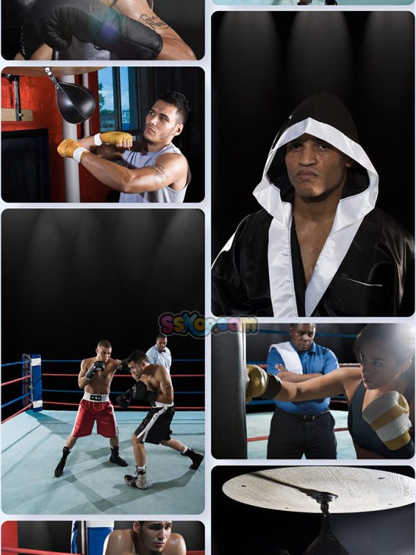 拳击搏击对抗场景特写高清JPG摄影壁纸背景图片插图设计素材插图13