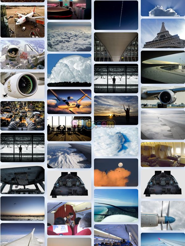 飞机航空天空驾驶机舱俯瞰大地城市高清大图JPG图片照片素材插图14