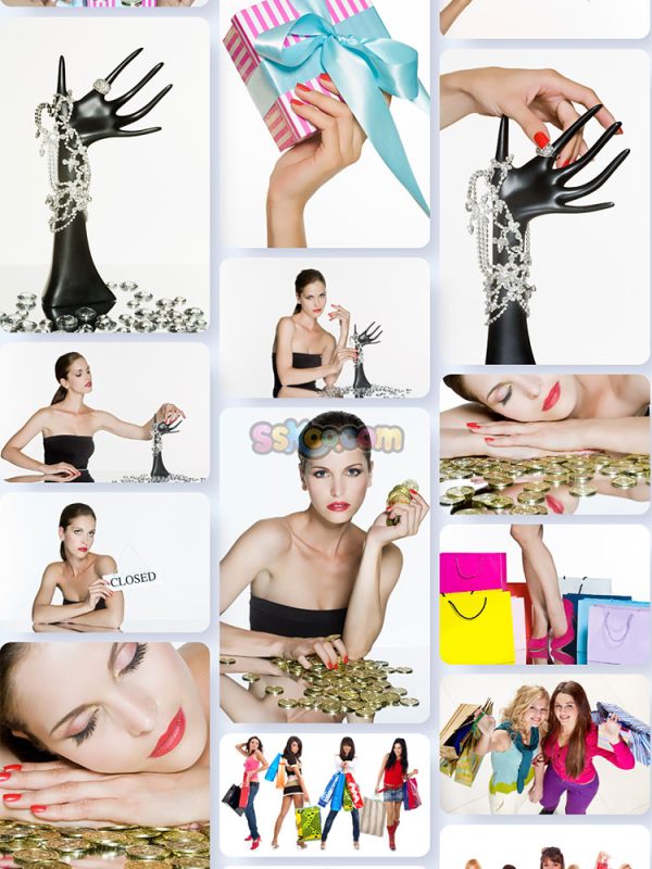 购物的美女人物照片特写高清JPG摄影壁纸背景图片插图设计素材插图14
