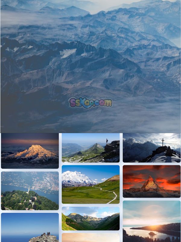 山脉高山大山自然景观特写图片照片JPG摄影壁纸背景插画设计素材插图15