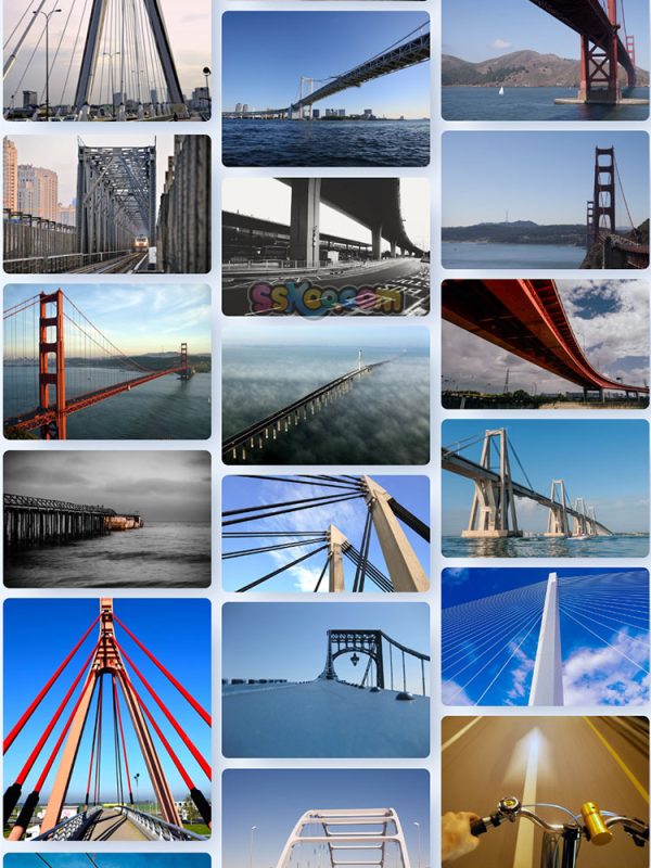 大桥高架桥桥梁观光木桥天桥特写高清JPG摄影壁纸背景插图素材插图16