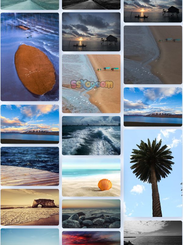 高清海滩风光旅游度假休闲景观特写JPG摄影照片壁纸背景插图素材插图16